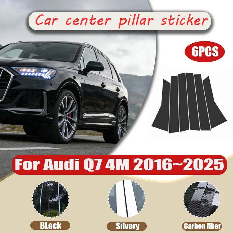 For Audi Q7 4M 2016~2025 Carbon Fiber Car B/C Pillar Trim Sticker - Universal Fit Scratch Resistant Decal
For Audi Q7 4M 2016~2025 Carbon Fiber Car B/C Pillar Trim Sticker - Universal Fit Scratch Resistant Decal