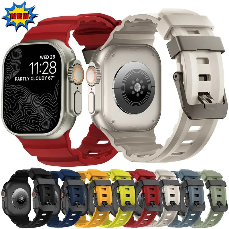 Мягкий силиконовый ремешок для Apple Watch Ultra 2 10 9 8 7 SE 6 5 4 Титановый спортивный браслет iWatch 42 мм 44 мм 45 мм 46 мм 49 мм Ремень
Мягкий силиконовый ремешок для Apple Watch Ultra 2 10 9 8 7 SE 6 5 4 Титановый спортивный браслет iWatch 42 мм 44 мм 45 мм 46 мм 49 мм Ремень