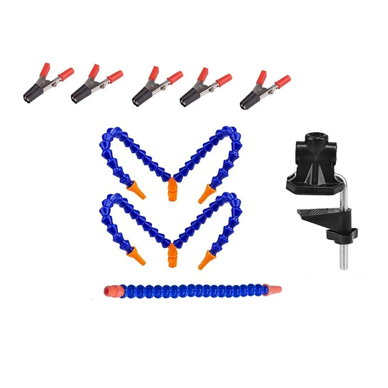 Table Clamp Soldering Station With Flexible Arms Soldering Iron Holder PCB Welding Repair Tools Vise Hand
Table Clamp Soldering Station With Flexible Arms Soldering Iron Holder PCB Welding Repair Tools Vise Hand