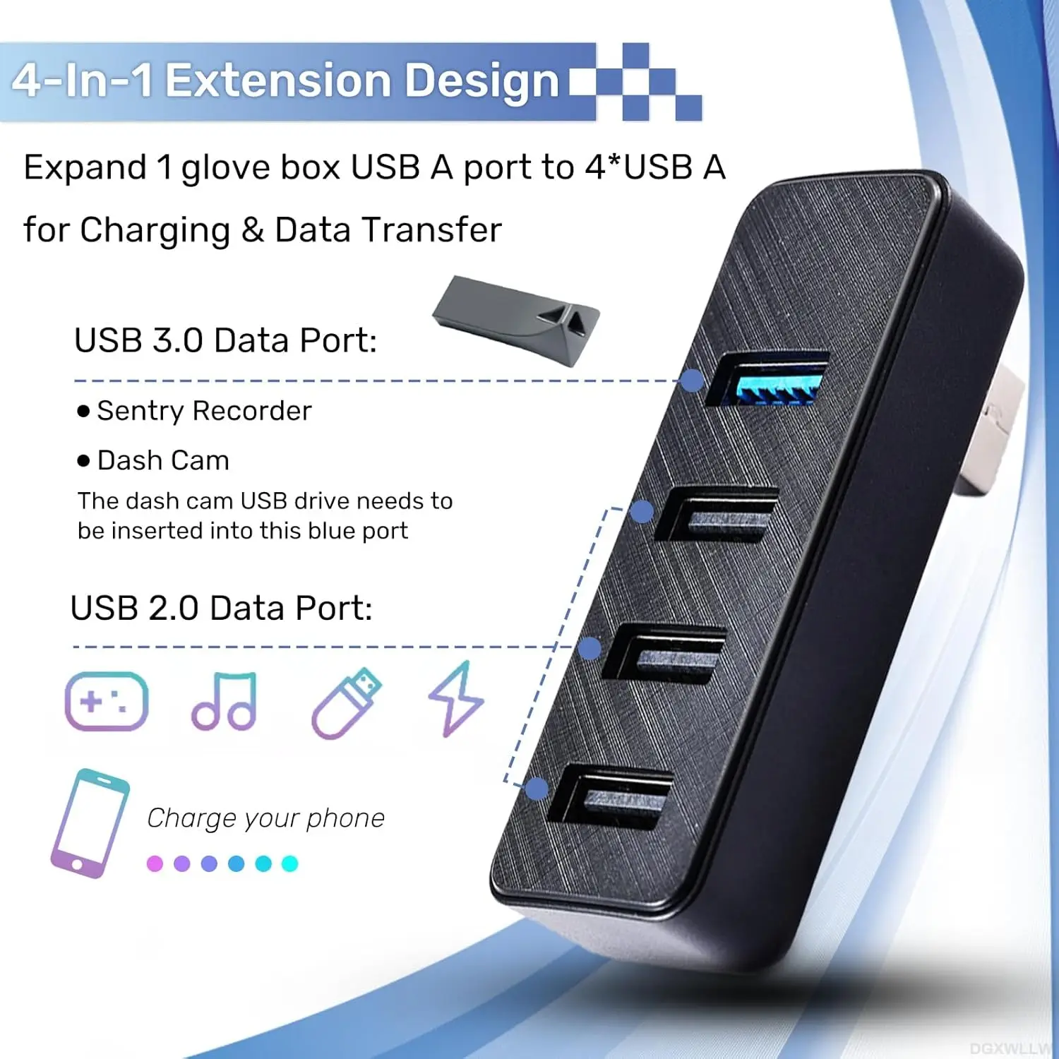 Docking Station for Tesla New Model 3+ Highland Model Y Juniper Glove Box USB Hub Expansion Dock Fast Charging Car Accessories
Docking Station for Tesla New Model 3+ Highland Model Y Juniper Glove Box USB Hub Expansion Dock Fast Charging Car Accessories