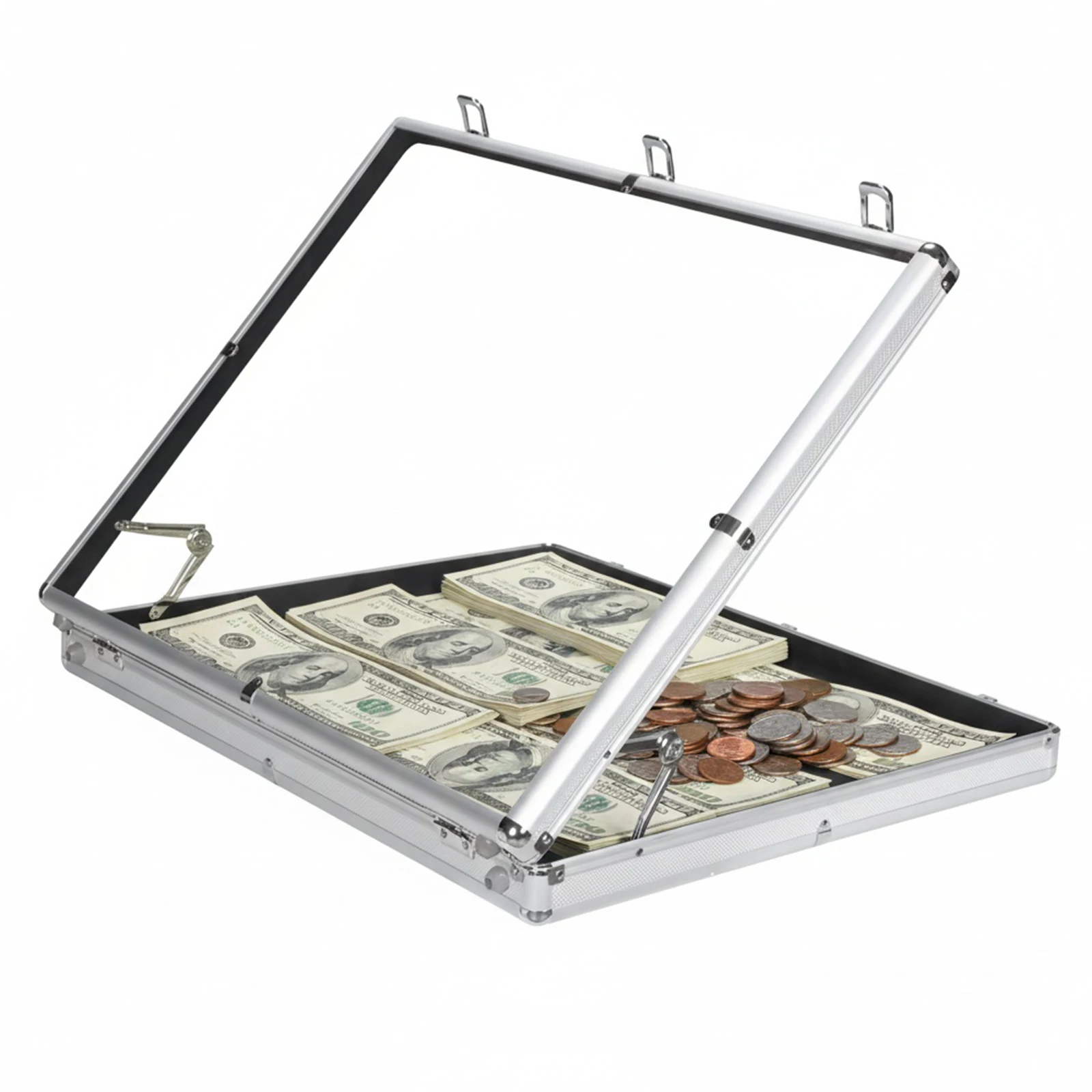 24x20/33x22 In Tabletop Showcase Large Aluminum Trading Card Case Lockable with Handle Suitable for TCG/Jewelry Collection
24x20/33x22 In Tabletop Showcase Large Aluminum Trading Card Case Lockable with Handle Suitable for TCG/Jewelry Collection