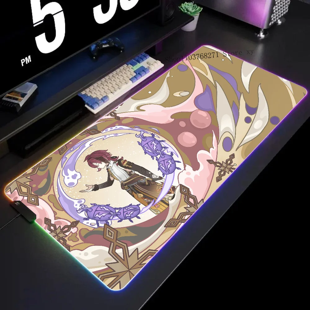 Genshin Impact Heizou Mousepad XXL RGB Gaming Mouse Pads HD Black Gamer Accessories Large LED
Genshin Impact Heizou Mousepad XXL RGB Gaming Mouse Pads HD Black Gamer Accessories Large LED