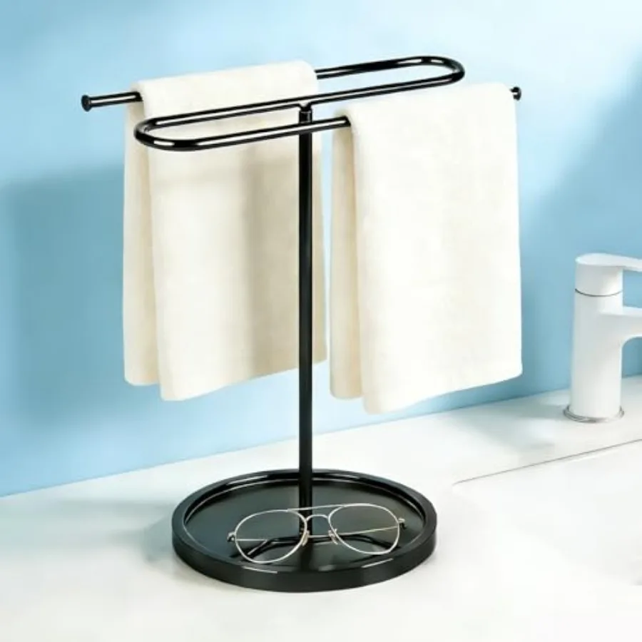 Upgraded S-Shape Hand Towel Stand for Bathroom - 14" Lightweight and Rustproof Countertop Towel Holder with 7" Wide Base, Free
Upgraded S-Shape Hand Towel Stand for Bathroom - 14" Lightweight and Rustproof Countertop Towel Holder with 7" Wide Base, Free