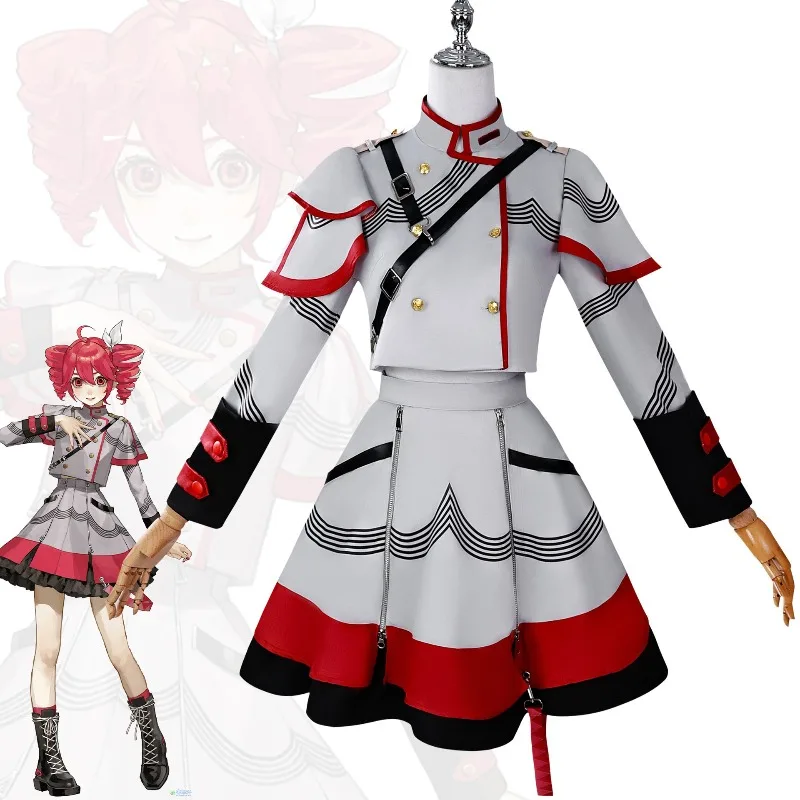 Anime Singer Kasane Teto Cosplay Dress Tops Skirt Wig Set School Uniforms Women Teto Costume Party Dress Halloween Clothes
Anime Singer Kasane Teto Cosplay Dress Tops Skirt Wig Set School Uniforms Women Teto Costume Party Dress Halloween Clothes
