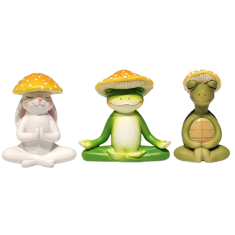 Yoga Meditation Frog Bunny Turtle Figurines Zen Frog Rabbit Turtle Statue Fairy Garden Home Office Decoration Ornament
Yoga Meditation Frog Bunny Turtle Figurines Zen Frog Rabbit Turtle Statue Fairy Garden Home Office Decoration Ornament