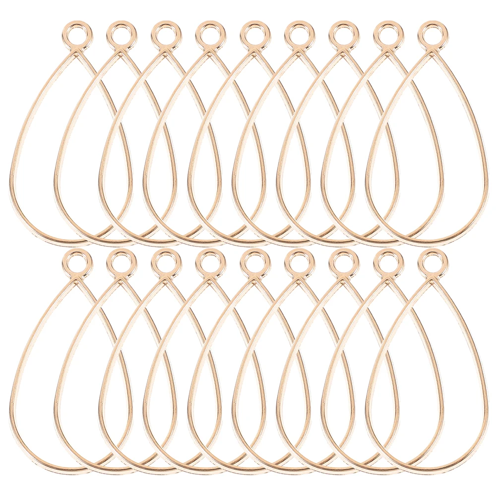 30pcs Water Drop Bezel Pendants Hollowed Out Jewelry Accessories Diy Open Bezels Necklace Bracelet Crafting Materials
30pcs Water Drop Bezel Pendants Hollowed Out Jewelry Accessories Diy Open Bezels Necklace Bracelet Crafting Materials