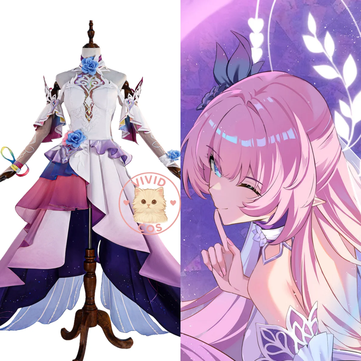 Hot Game Honkai: Star Rail Cosplay Costume Anime Cyrene Role Playing Clothes New Dress Outfit Wig Shoes Women ComicCon Halloween
Hot Game Honkai: Star Rail Cosplay Costume Anime Cyrene Role Playing Clothes New Dress Outfit Wig Shoes Women ComicCon Halloween