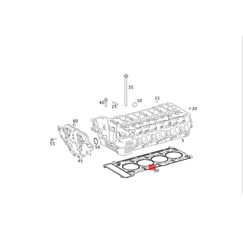 For W203 Cylinder Head Gasket A2710161520 Fits For M271 C200 C230 E200
For W203 Cylinder Head Gasket A2710161520 Fits For M271 C200 C230 E200
