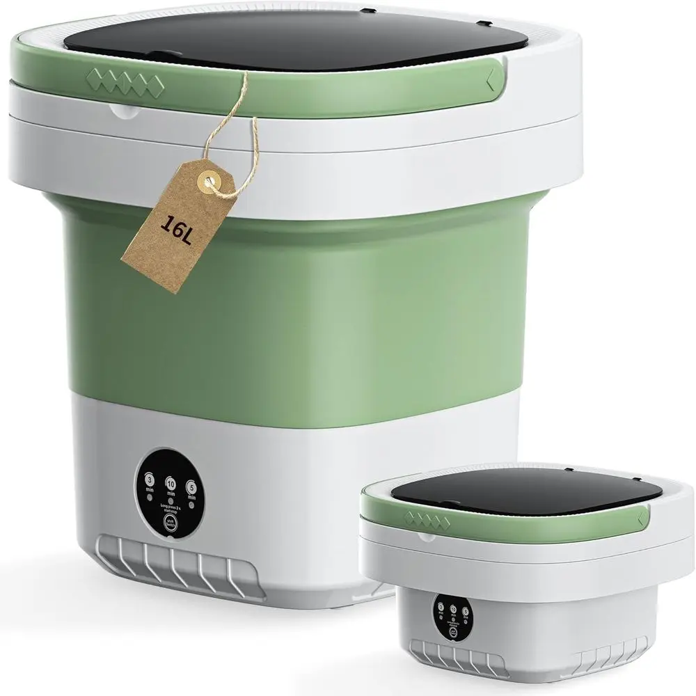 Портативная стиральная машина 16 л с увеличенной емкостью и 3 режимами глубокой очистки, подходит для путешествий, кемпинга, квартир, общежитий, дома
Портативная стиральная машина 16 л с увеличенной емкостью и 3 режимами глубокой очистки, подходит для путешествий, кемпинга, квартир, общежитий, дома