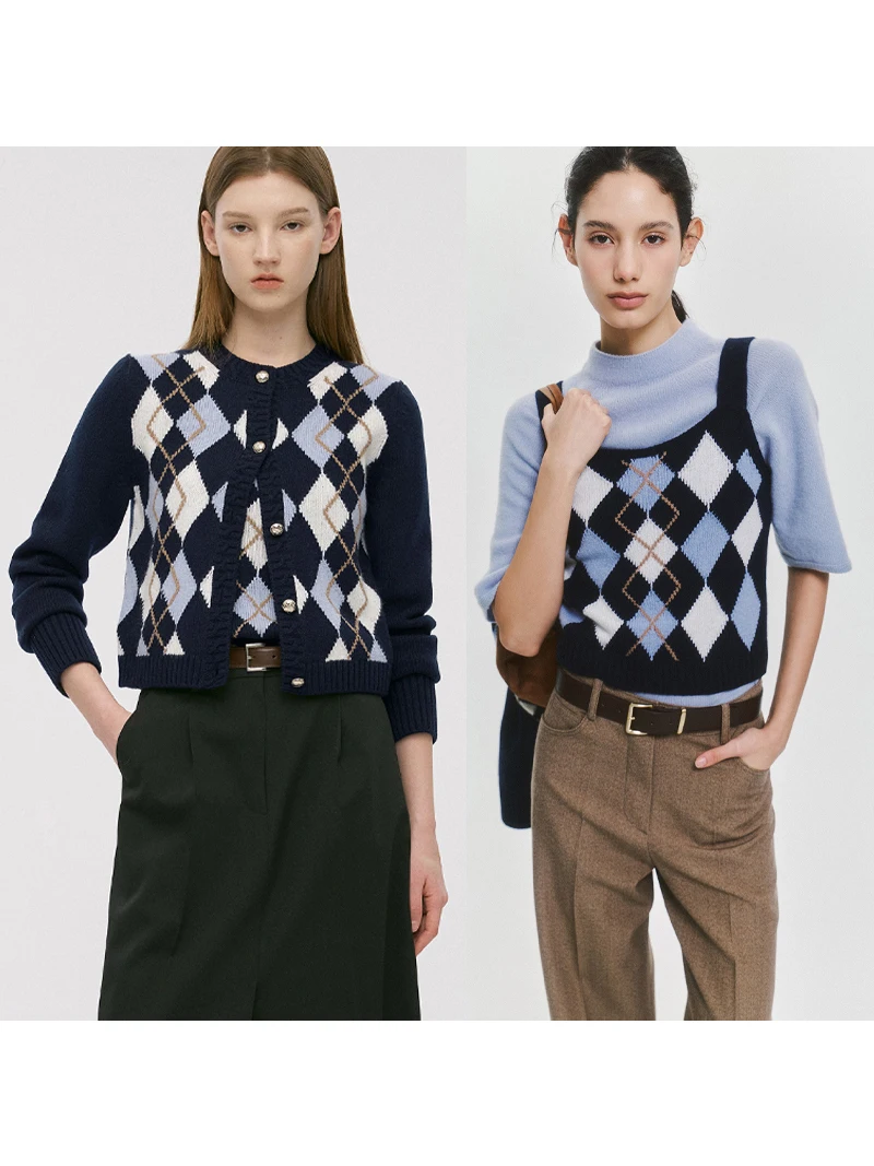 MICOAT Briti Sle Chic Knitted Cardigan Women's Long Sve round Ne Vest Floral Pattern Embroidery Agel Faion
MICOAT Briti Sle Chic Knitted Cardigan Women's Long Sve round Ne Vest Floral Pattern Embroidery Agel Faion