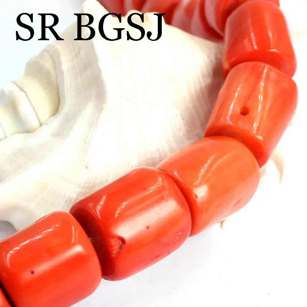 15inch 20-24mm Column Genuine Natural Orange Sea Bamboo Coral Jewelry Necklace Bracelets DIY Making Loose Beads
15inch 20-24mm Column Genuine Natural Orange Sea Bamboo Coral Jewelry Necklace Bracelets DIY Making Loose Beads