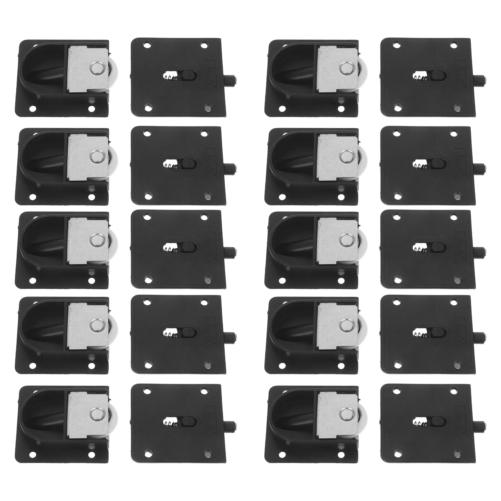 10Pairs Sliding Door Rollers Durable ABS Iron Smooth Silent Operation for Wardrobe Closet Door Wheels Replacement Furniture
10Pairs Sliding Door Rollers Durable ABS Iron Smooth Silent Operation for Wardrobe Closet Door Wheels Replacement Furniture