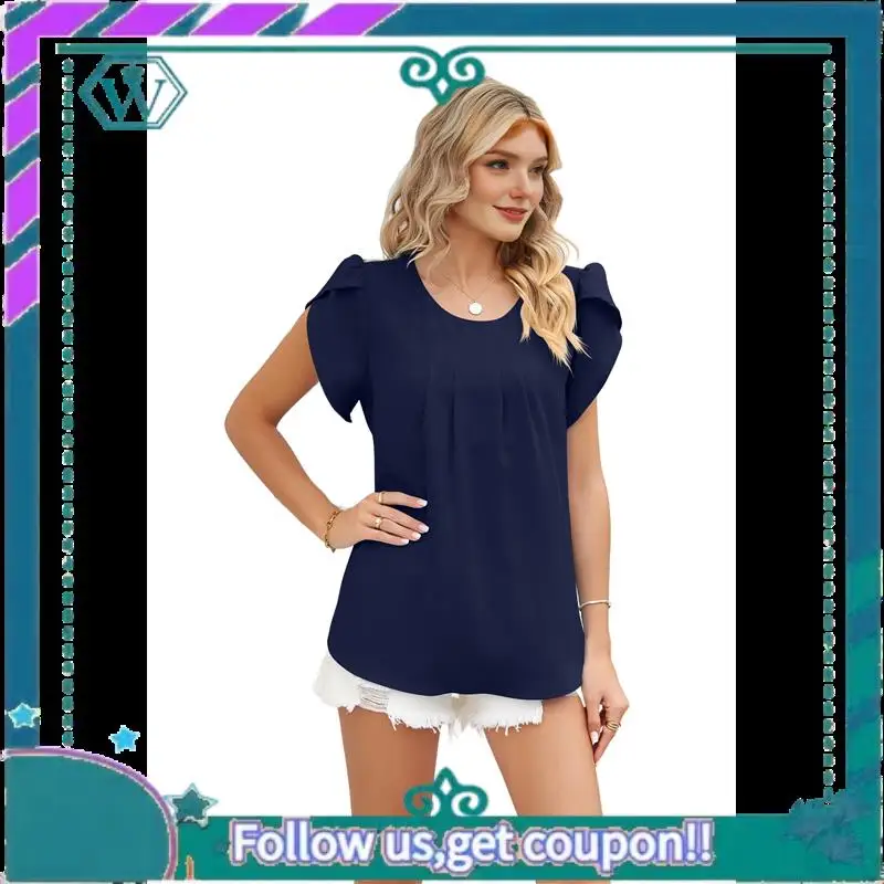 A09P Womens Plus Size Tops Dressy Casual Summer Chiffon Blouses Short Sleeve Dress Shirts Business Loose Fit Tunics
A09P Womens Plus Size Tops Dressy Casual Summer Chiffon Blouses Short Sleeve Dress Shirts Business Loose Fit Tunics