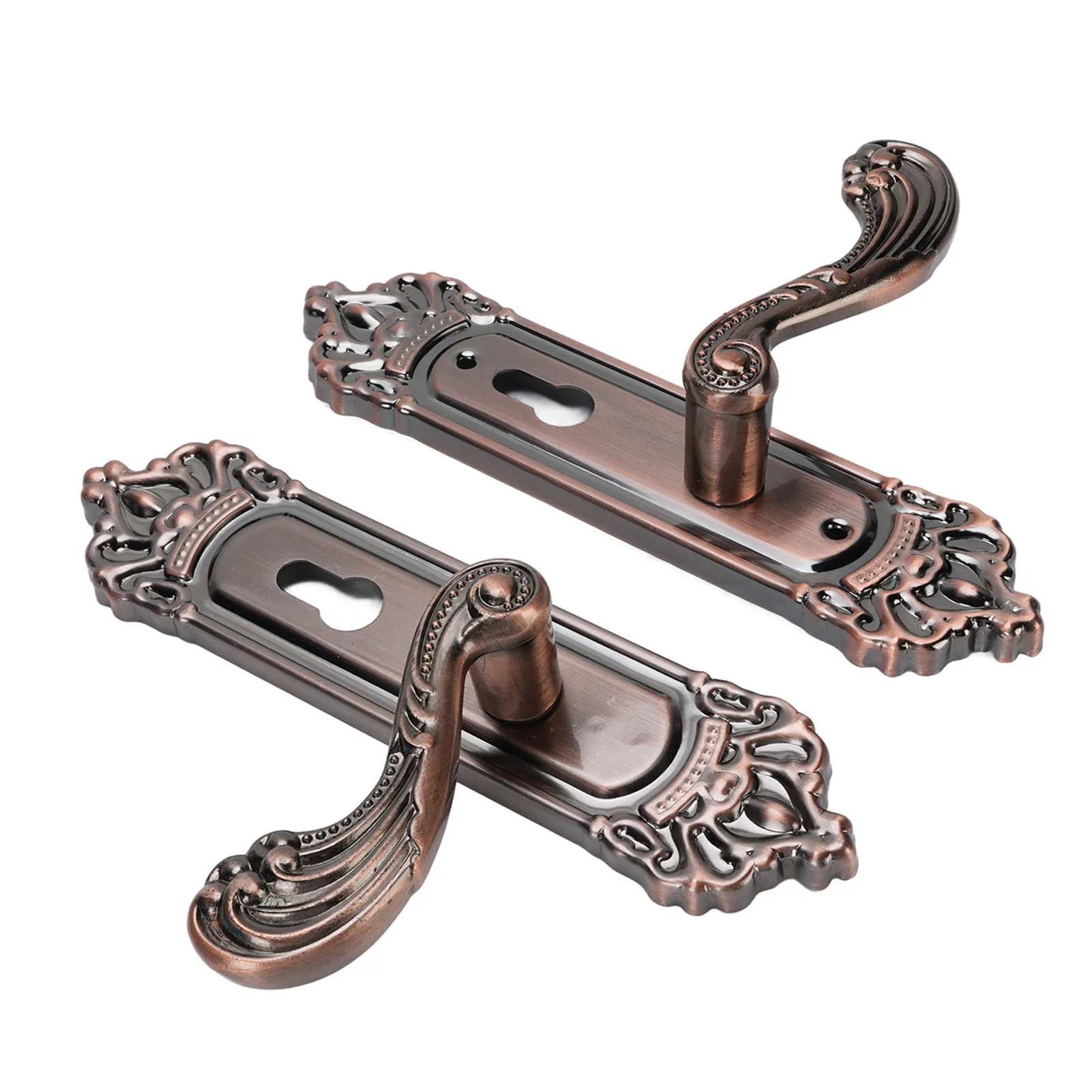 Entry Door Lever with Lock Keys Universal Quiet Aluminum Alloy European Style Door Handle Home Bedroom Accessories
Entry Door Lever with Lock Keys Universal Quiet Aluminum Alloy European Style Door Handle Home Bedroom Accessories