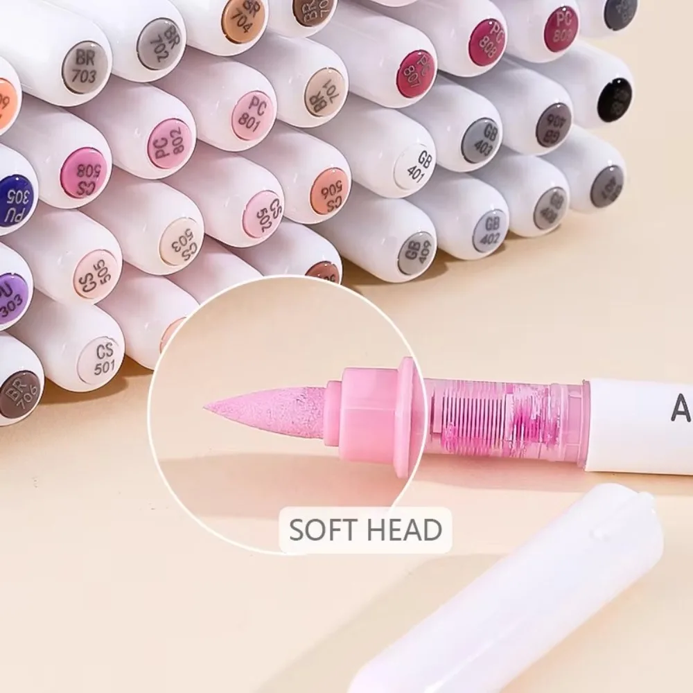 Stackable Color Acrylic Marker Pen Quick Drying Soft-head Colour Pen Art Stationery Smooth Writing Art Watercolor Pen Painting
Stackable Color Acrylic Marker Pen Quick Drying Soft-head Colour Pen Art Stationery Smooth Writing Art Watercolor Pen Painting