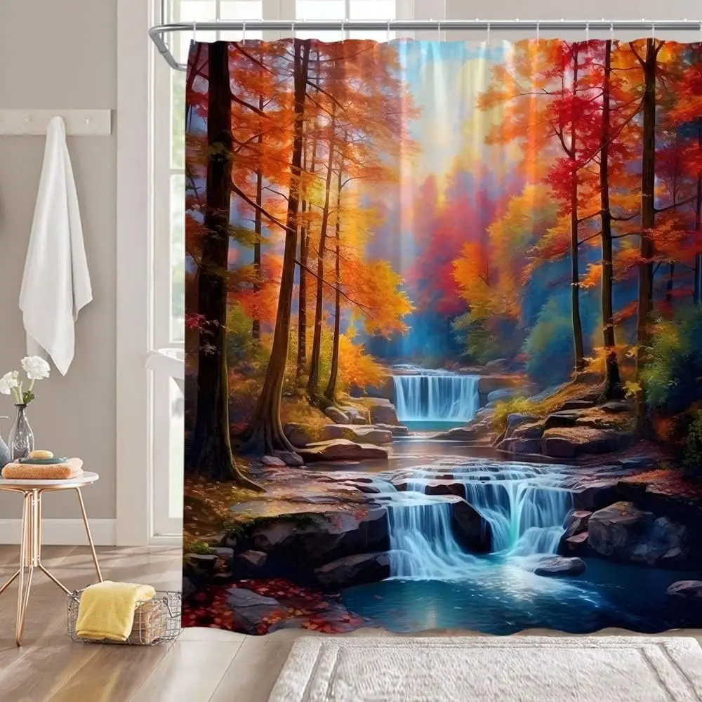 Лесной водопад занавеска для душа деревенское дерево лес джунгли водопад фермерский дом деревенский природный пейзаж ткань декор для ванной комнаты
Лесной водопад занавеска для душа деревенское дерево лес джунгли водопад фермерский дом деревенский природный пейзаж ткань декор для ванной комнаты