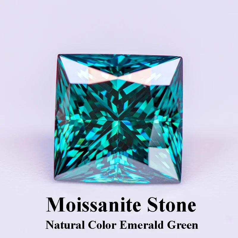 Moissanite Gemstone Princess Cut Natural Color Emerald Green Lab Grown Diamond DIY Jewelry Making Materials with GRA Certificate
Moissanite Gemstone Princess Cut Natural Color Emerald Green Lab Grown Diamond DIY Jewelry Making Materials with GRA Certificate