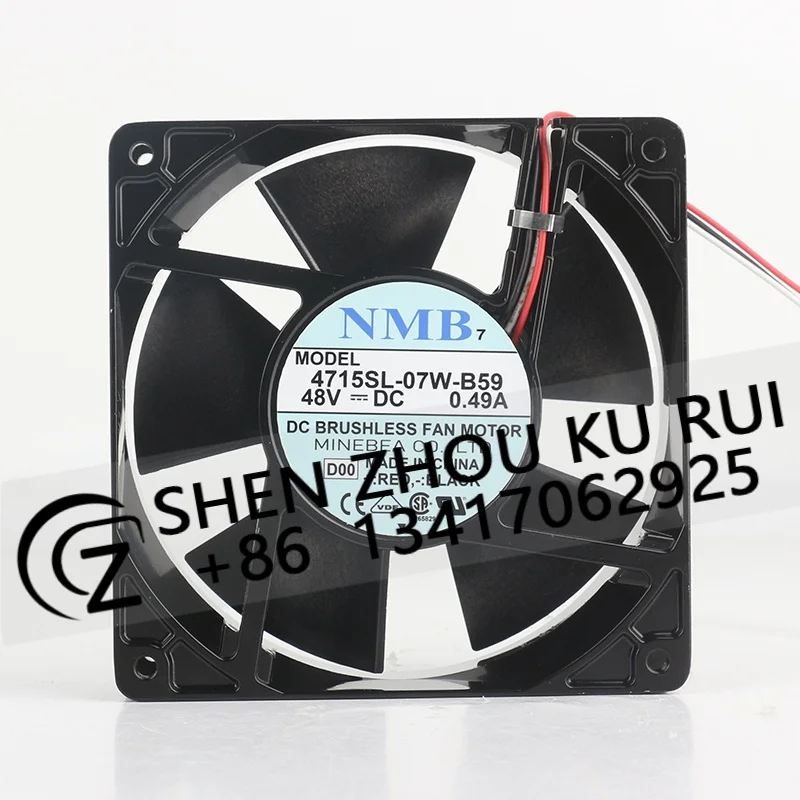 New NMB DC48V 0.49A AC EC 12038 120X120X38MM 12CM Metal aluminum motor frequency converter 4715SL-07W-B59 cooling fan
New NMB DC48V 0.49A AC EC 12038 120X120X38MM 12CM Metal aluminum motor frequency converter 4715SL-07W-B59 cooling fan