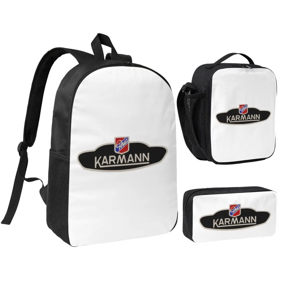 Karmann Ghia Emblem Backpack Student Boys Girls BookBag School Bag Computer Shoulder Bags 3ps Insulated Lunch Bag Pencil Case
Karmann Ghia Emblem Backpack Student Boys Girls BookBag School Bag Computer Shoulder Bags 3ps Insulated Lunch Bag Pencil Case