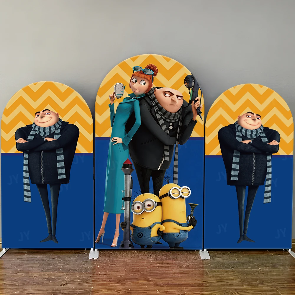 Despicable Me Minions Arch Backdrop Cover Gru Lucy Themed Backdrop Cover for Kids Birthday Party Photo Booth Decor Baby Shower
Despicable Me Minions Arch Backdrop Cover Gru Lucy Themed Backdrop Cover for Kids Birthday Party Photo Booth Decor Baby Shower
