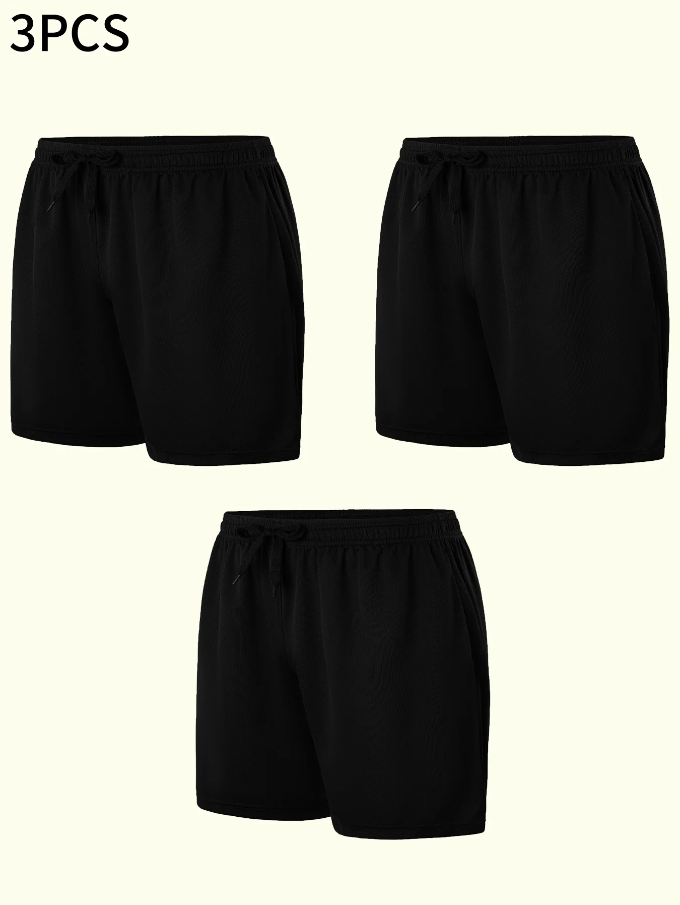 3 Pack Solid Color Men's Athletic Shorts with Quick Drying Sweat Absorption Breathability and Casual Performance Shorts
3 Pack Solid Color Men's Athletic Shorts with Quick Drying Sweat Absorption Breathability and Casual Performance Shorts