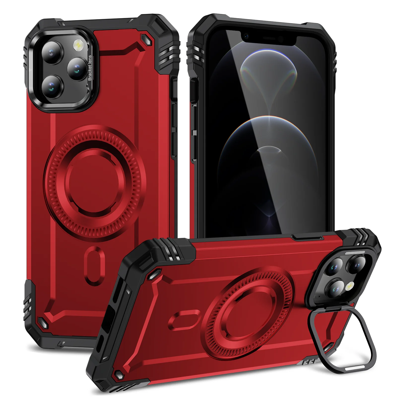 HARUINO for iPhone 13 Pro Max Case Thickened Anti Drop Contact Lens Bracket iPhone 11 iPhone 12 PRO Magnetic Charging Phone Case
HARUINO for iPhone 13 Pro Max Case Thickened Anti Drop Contact Lens Bracket iPhone 11 iPhone 12 PRO Magnetic Charging Phone Case