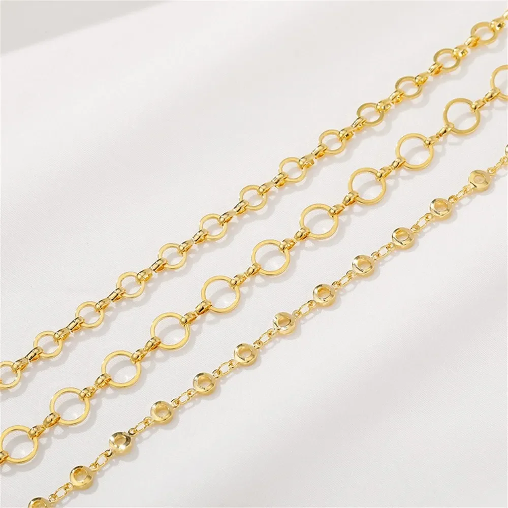 18K Gold Wrapped Round Chain, Peach Heart Chain, Handmade Chain, DIY Bracelet, Necklace, Loose Chain Jewelry, Chain Material
18K Gold Wrapped Round Chain, Peach Heart Chain, Handmade Chain, DIY Bracelet, Necklace, Loose Chain Jewelry, Chain Material