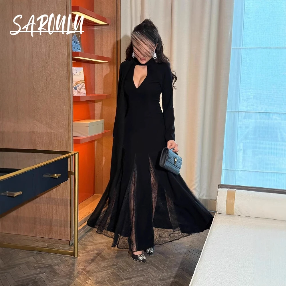 Lace A Line Arabic Black Sexy Evening Dress Elegant 2026 Vintage Long Sleeves Formal Party Wear In Stock Kaftan Cocktail Gown
Lace A Line Arabic Black Sexy Evening Dress Elegant 2026 Vintage Long Sleeves Formal Party Wear In Stock Kaftan Cocktail Gown