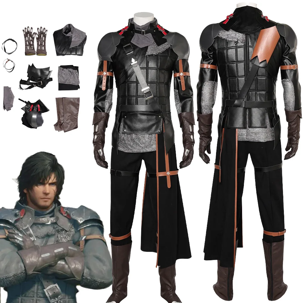 Clive Rosfield Cosplay Costume Game Final Fantasy Uniform Top Pants Gloves for Adult Men Outfit Halloween Carnival Disguise Suit
Clive Rosfield Cosplay Costume Game Final Fantasy Uniform Top Pants Gloves for Adult Men Outfit Halloween Carnival Disguise Suit