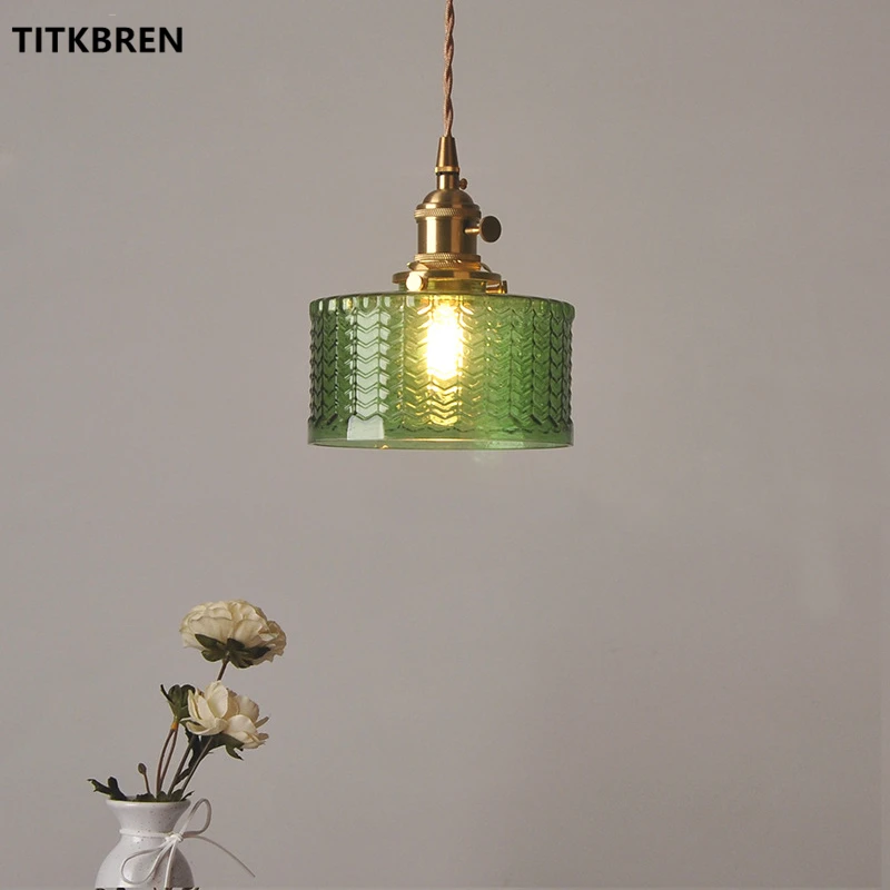 Clear Green Glass Pendant Light Brass Hanging Lamps Home Indoor Lighting Dining Bedroom Bedside Fixture
Clear Green Glass Pendant Light Brass Hanging Lamps Home Indoor Lighting Dining Bedroom Bedside Fixture
