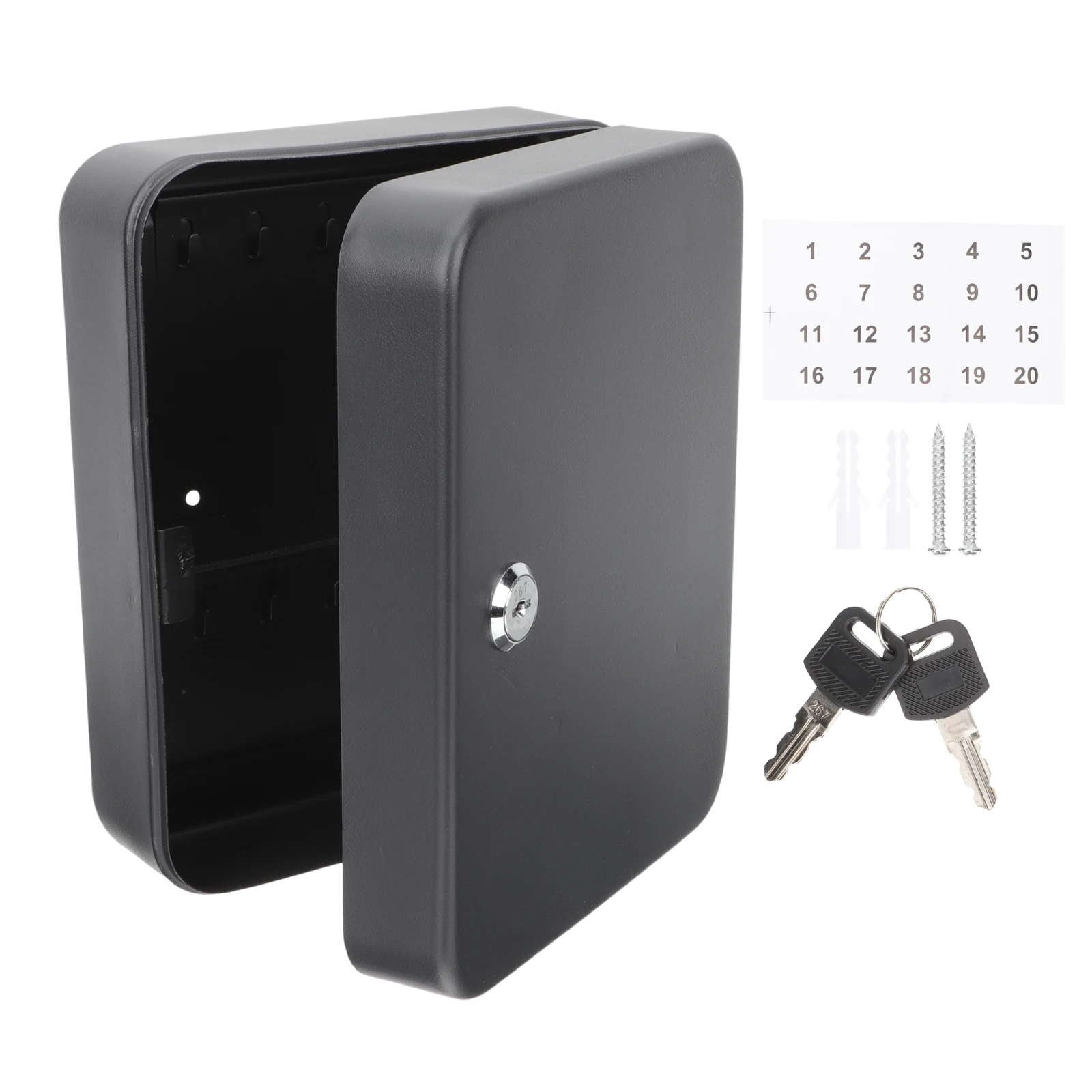 Key Cabinet Box Multi slots Security Bracket Wrought Iron Key Storage Management Wall Mount Home Office ganization
Key Cabinet Box Multi slots Security Bracket Wrought Iron Key Storage Management Wall Mount Home Office ganization