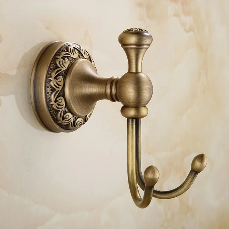 Double Robe Hook, Coat and Towel Hooks for Bathroom Wall Mounted, Antique Bronze Finishes Bathroom Hooks Wall Hooks
Double Robe Hook, Coat and Towel Hooks for Bathroom Wall Mounted, Antique Bronze Finishes Bathroom Hooks Wall Hooks