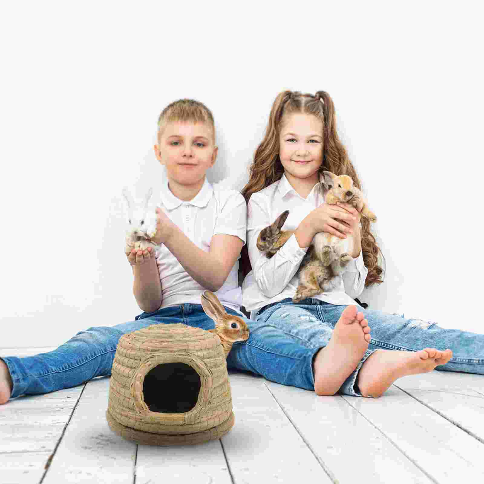 Rabbit Nest Hamster Grass Hut Bunny Bed Cage Indoor House Chinchilla Guinea Pig
Rabbit Nest Hamster Grass Hut Bunny Bed Cage Indoor House Chinchilla Guinea Pig