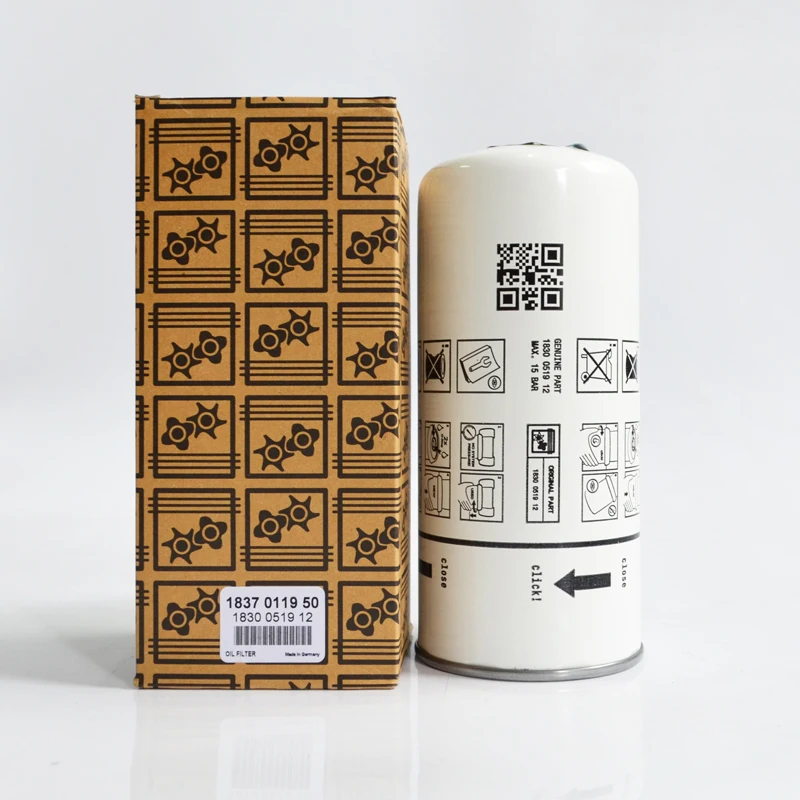 Atlas Copco Screw Air Compressor Spare Parts Oil Filter 1830051912=1837011950
Atlas Copco Screw Air Compressor Spare Parts Oil Filter 1830051912=1837011950