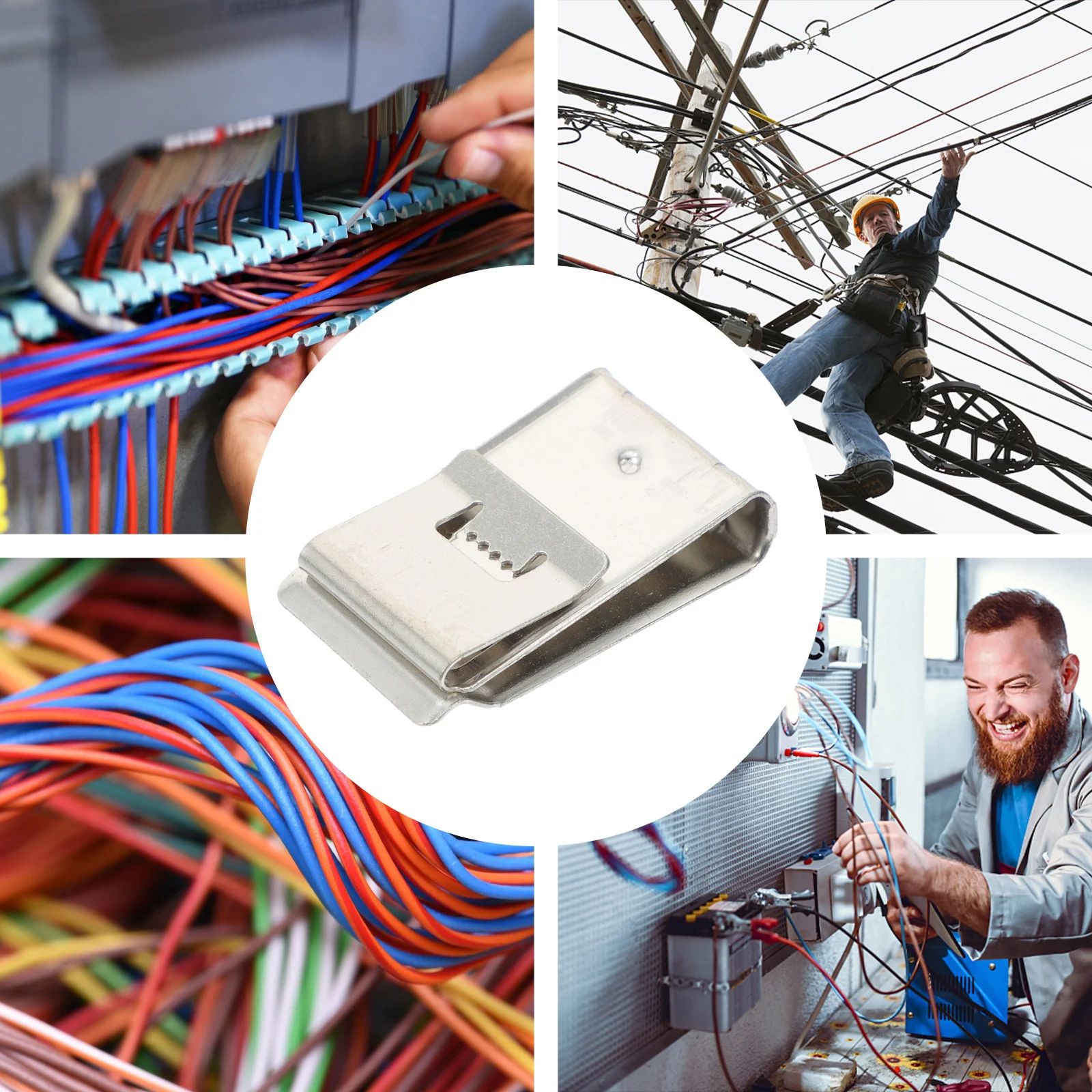 30pcs Photovoltaic Cable 304 Stainless Steel Tool-Free Installation Small Lightweight Solar Panel Wiring Management Clips For
30pcs Photovoltaic Cable 304 Stainless Steel Tool-Free Installation Small Lightweight Solar Panel Wiring Management Clips For