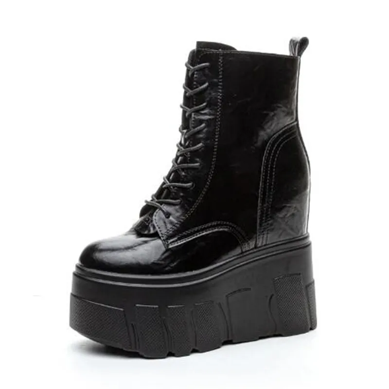 Женские ботинки из микрофибры, 14 см, 2026, повседневные ботинки, мотоциклетные ботильоны, обувь на танкетке на толстой подошве, на молнии
Женские ботинки из микрофибры, 14 см, 2026, повседневные ботинки, мотоциклетные ботильоны, обувь на танкетке на толстой подошве, на молнии