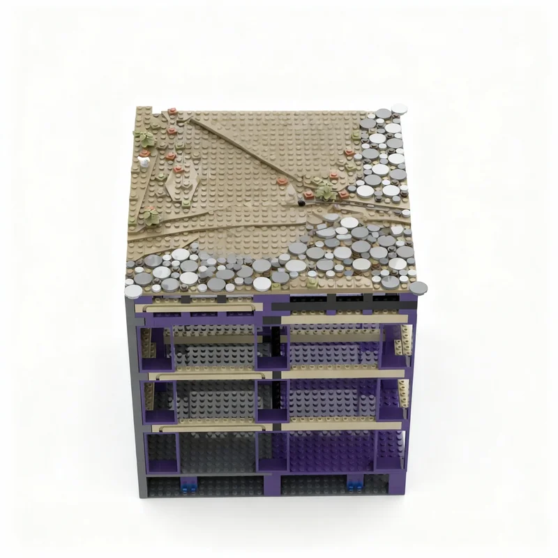 1295PCS MOC Medieval Castle D3 Hohengeroldseck Hay Wagon Market Stall In Courtyard Part 1 Model DIY Assembly Bricks Gift Display
1295PCS MOC Medieval Castle D3 Hohengeroldseck Hay Wagon Market Stall In Courtyard Part 1 Model DIY Assembly Bricks Gift Display