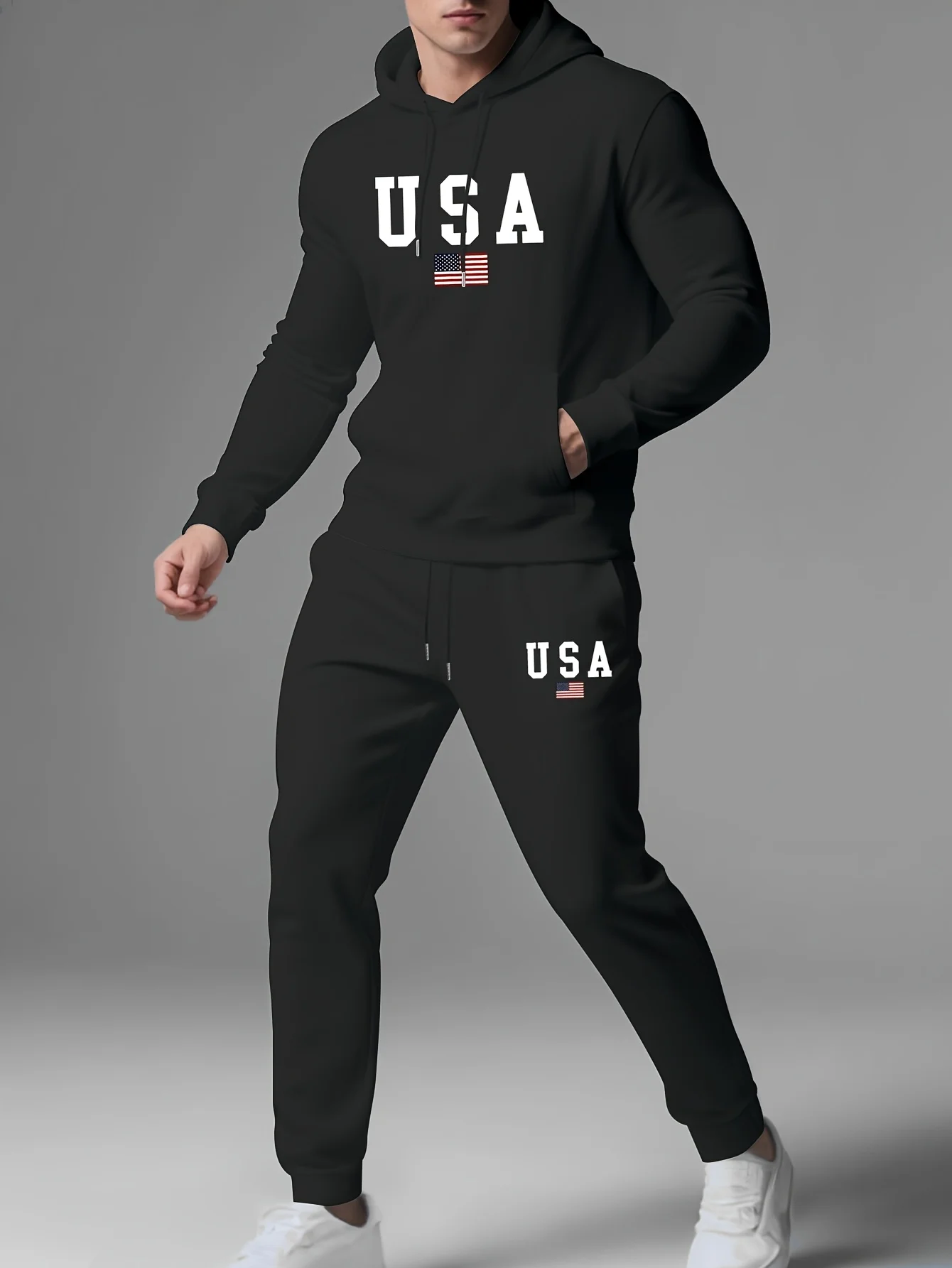 2026 new Men Fashion Print Fleece Hoodie & Pants 2Pcs Set Warm Thick Tracksuit Casual Streetwear Athletic Jogger Sport Outfit
2026 new Men Fashion Print Fleece Hoodie & Pants 2Pcs Set Warm Thick Tracksuit Casual Streetwear Athletic Jogger Sport Outfit