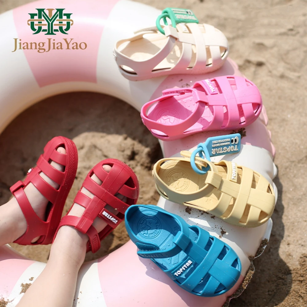 Topstar Children's Sandals Summer Boys Girls' Roman Baotoe Shoes Kids Hollowed out Beach Shoes Toddlers Jelly Shoes
Topstar Children's Sandals Summer Boys Girls' Roman Baotoe Shoes Kids Hollowed out Beach Shoes Toddlers Jelly Shoes
