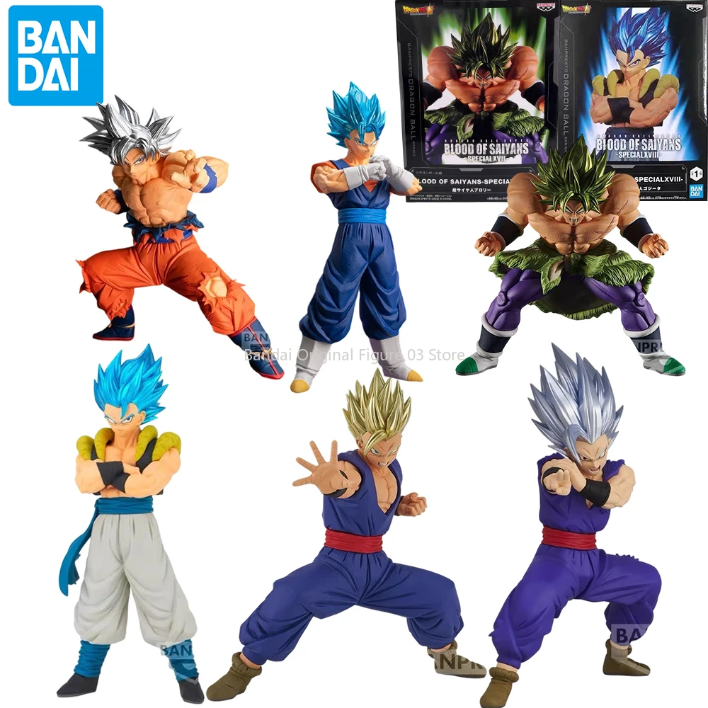Bandai Original BANPRESTO Dragon Ball Super BLOOD OF SAIYANS Son Gohan Broly Gogeta Vegetto Son Goku Anime Figure Toys
Bandai Original BANPRESTO Dragon Ball Super BLOOD OF SAIYANS Son Gohan Broly Gogeta Vegetto Son Goku Anime Figure Toys