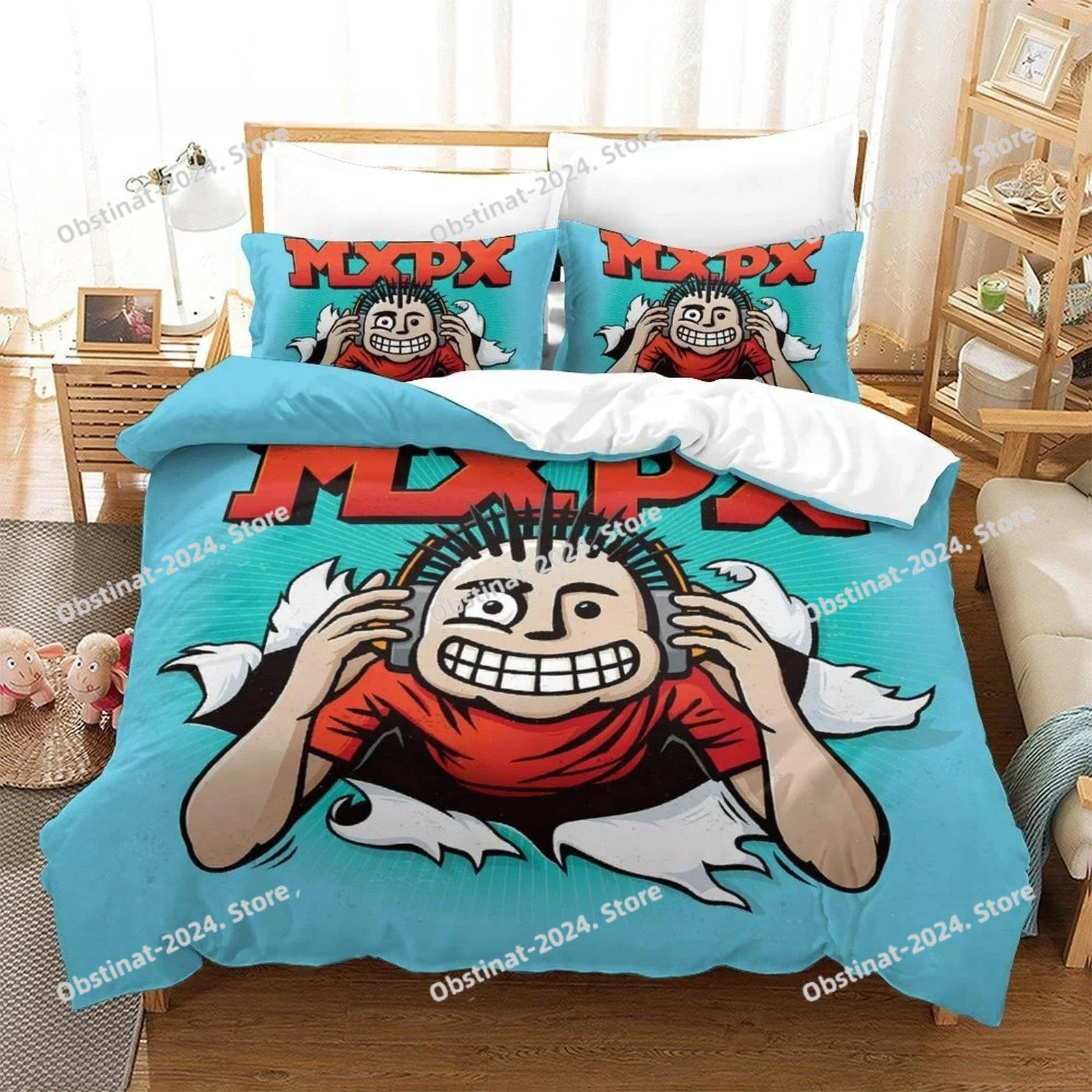 3D Printed Rock music Mxpx Bedding Set Single Twin Full Queen King Size Bed Set Adult Kid Bedroom Duvet cover Sets Home Textiles
3D Printed Rock music Mxpx Bedding Set Single Twin Full Queen King Size Bed Set Adult Kid Bedroom Duvet cover Sets Home Textiles