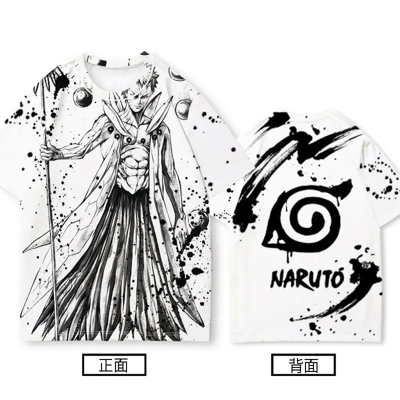 Naruto Black and White Ink Collaboration Short Sleeve Men's Thin Summer Round Neck Peripheral 2026 New Trendy Brand Naruto
Naruto Black and White Ink Collaboration Short Sleeve Men's Thin Summer Round Neck Peripheral 2026 New Trendy Brand Naruto