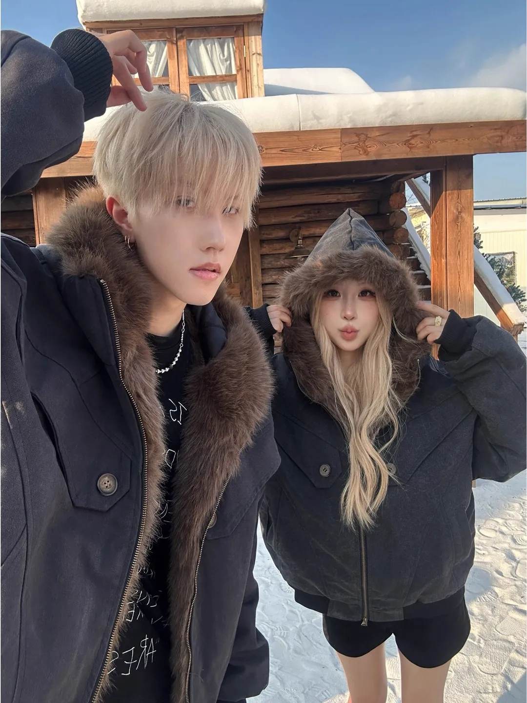 American Retro Thiened Hooded Quilted Jaet Coat with Large Fur Collar for Couples Winter Warm Cotton Clothes Polyester Fi...
American Retro Thiened Hooded Quilted Jaet Coat with Large Fur Collar for Couples Winter Warm Cotton Clothes Polyester Fi...