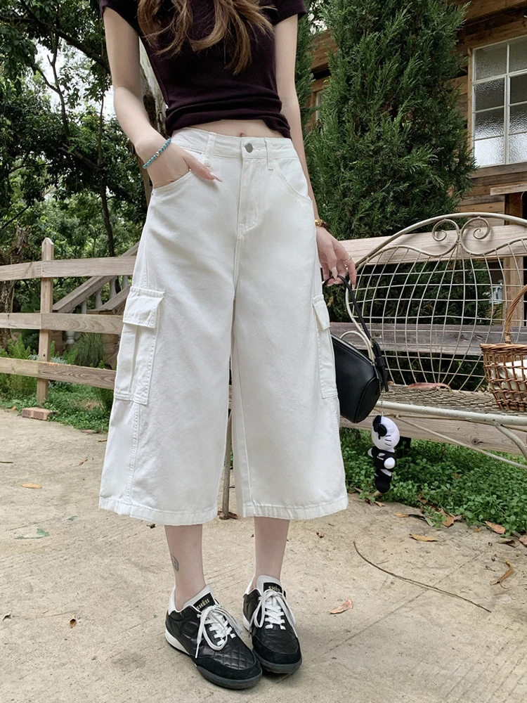 High Waist Wide Leg Jeans Women's Summer New Style Korean Loose White Workwear Design Straight Leg Pants Casual Washed
High Waist Wide Leg Jeans Women's Summer New Style Korean Loose White Workwear Design Straight Leg Pants Casual Washed