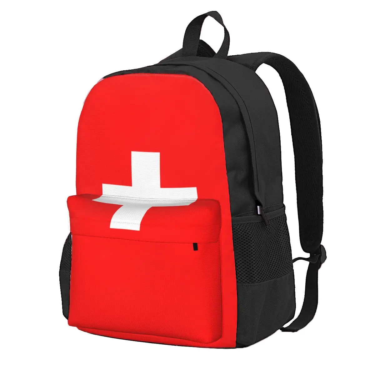 Swiss Switzerland Flag Student Backpack School Bag Hiking Travel Daypack for Boys Girls Fashion Bookbag Shoulder Bags
Swiss Switzerland Flag Student Backpack School Bag Hiking Travel Daypack for Boys Girls Fashion Bookbag Shoulder Bags