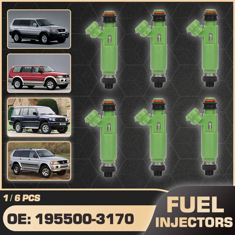 195500-3170 Fuel Injectors For Mitsubishi Challenger Mitsubishi Montero Sport Mitsubishi Nativa Pajero Strada G-Wagon 1998-2001
195500-3170 Fuel Injectors For Mitsubishi Challenger Mitsubishi Montero Sport Mitsubishi Nativa Pajero Strada G-Wagon 1998-2001