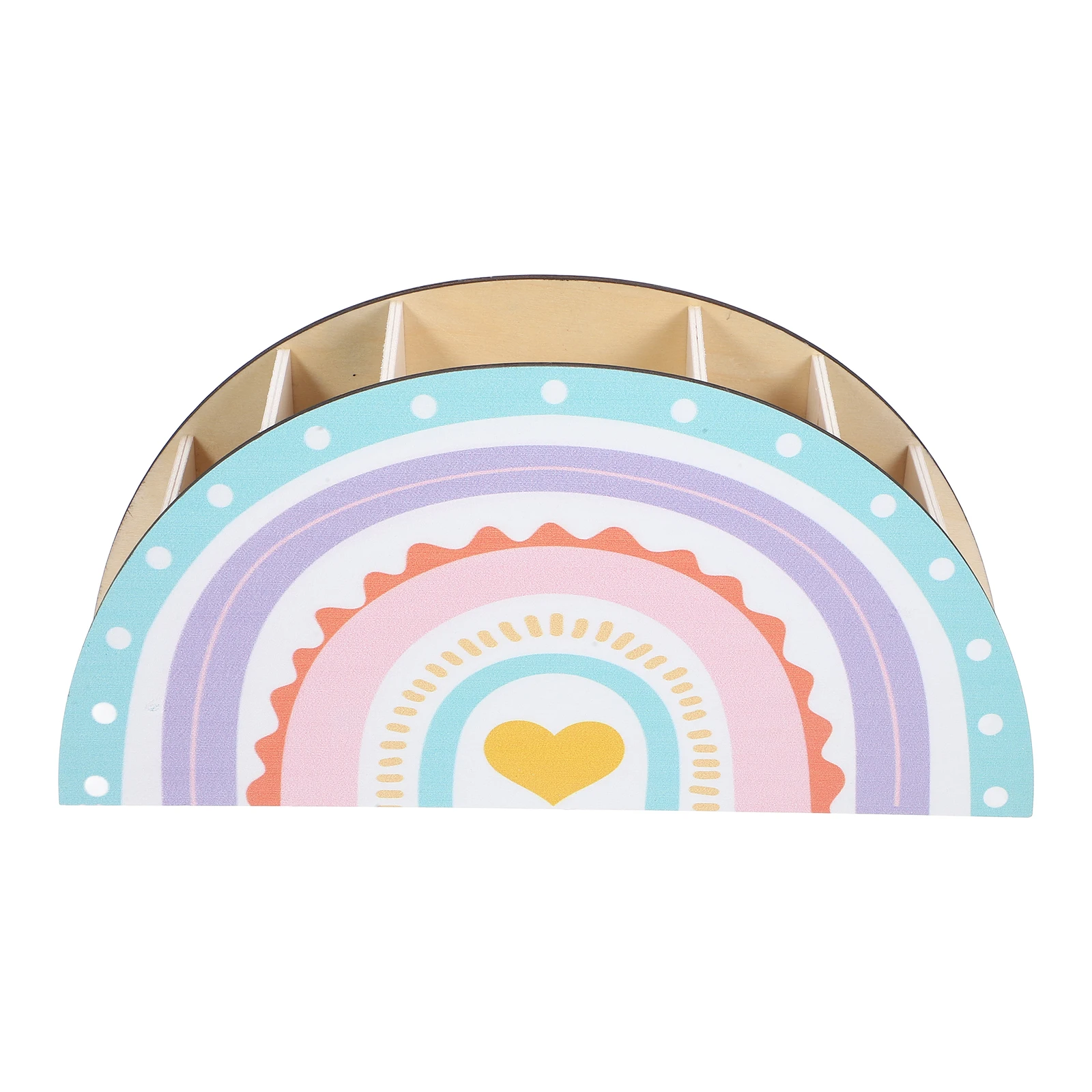 Wooden Desk Organizer Rainbow Pen Holder Pencil Storage Classroom Accessories Small Size Vibrant Colors Teacher Gift
Wooden Desk Organizer Rainbow Pen Holder Pencil Storage Classroom Accessories Small Size Vibrant Colors Teacher Gift