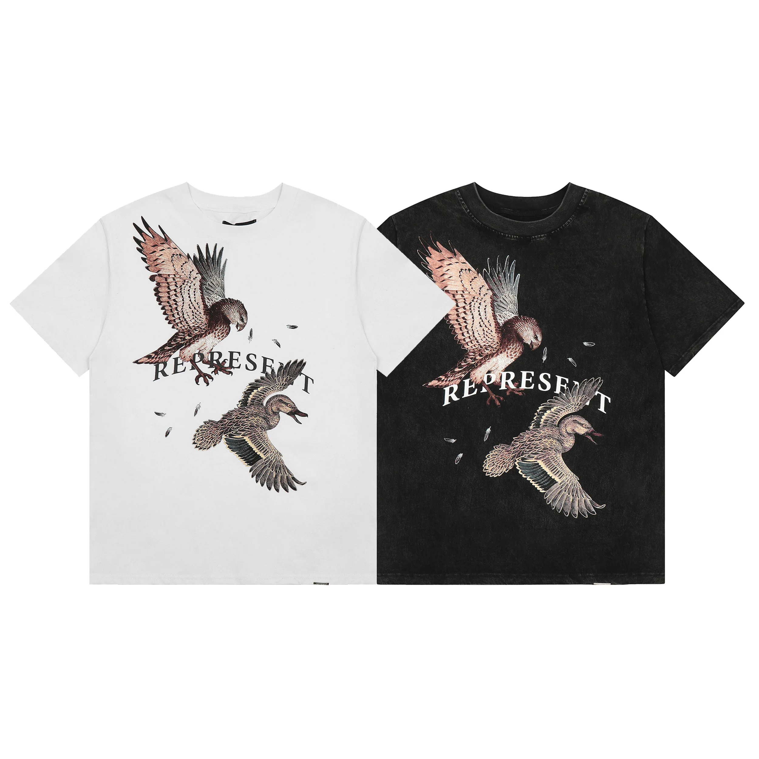 Retro Waed Eagle American Hip Hop High Street Summer Pure Cotton round Ne ort Sve T-irt Street Sle Ci Walk Dai...
Retro Waed Eagle American Hip Hop High Street Summer Pure Cotton round Ne ort Sve T-irt Street Sle Ci Walk Dai...
