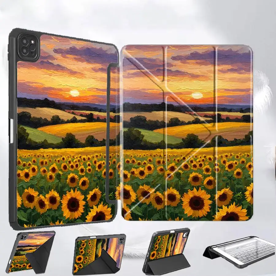 Чехол-подставка для планшетов iPad Air 4, 5, M3, M2, M4, 11 дюймов, Pro 2025, Pro 11-го, 10-го, 9-го, 8-го, 7-го поколений, 12.9 дюймов, Mini 6, 7, с дизайном «Подсолнух»
Чехол-подставка для планшетов iPad Air 4, 5, M3, M2, M4, 11 дюймов, Pro 2025, Pro 11-го, 10-го, 9-го, 8-го, 7-го поколений, 12.9 дюймов, Mini 6, 7, с дизайном «Подсолнух»