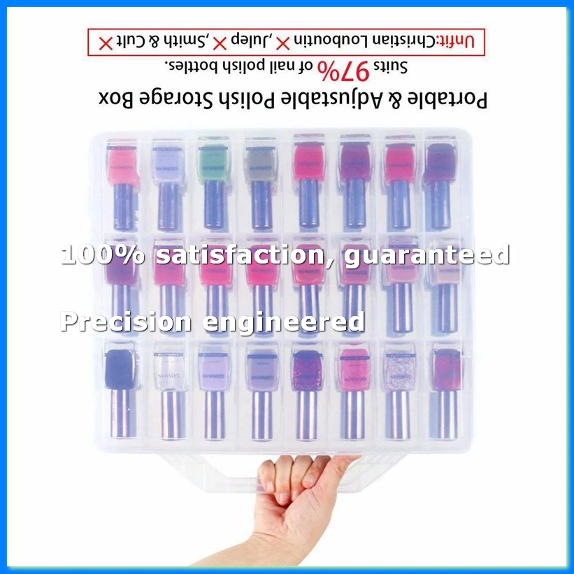 Nail Polish Organizer Holder,Portable Universal Clear Double Side Organizer and Thread Storage Case for 48-A62I
Nail Polish Organizer Holder,Portable Universal Clear Double Side Organizer and Thread Storage Case for 48-A62I
